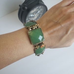 Lucky Brand Jade Gold Bracelet